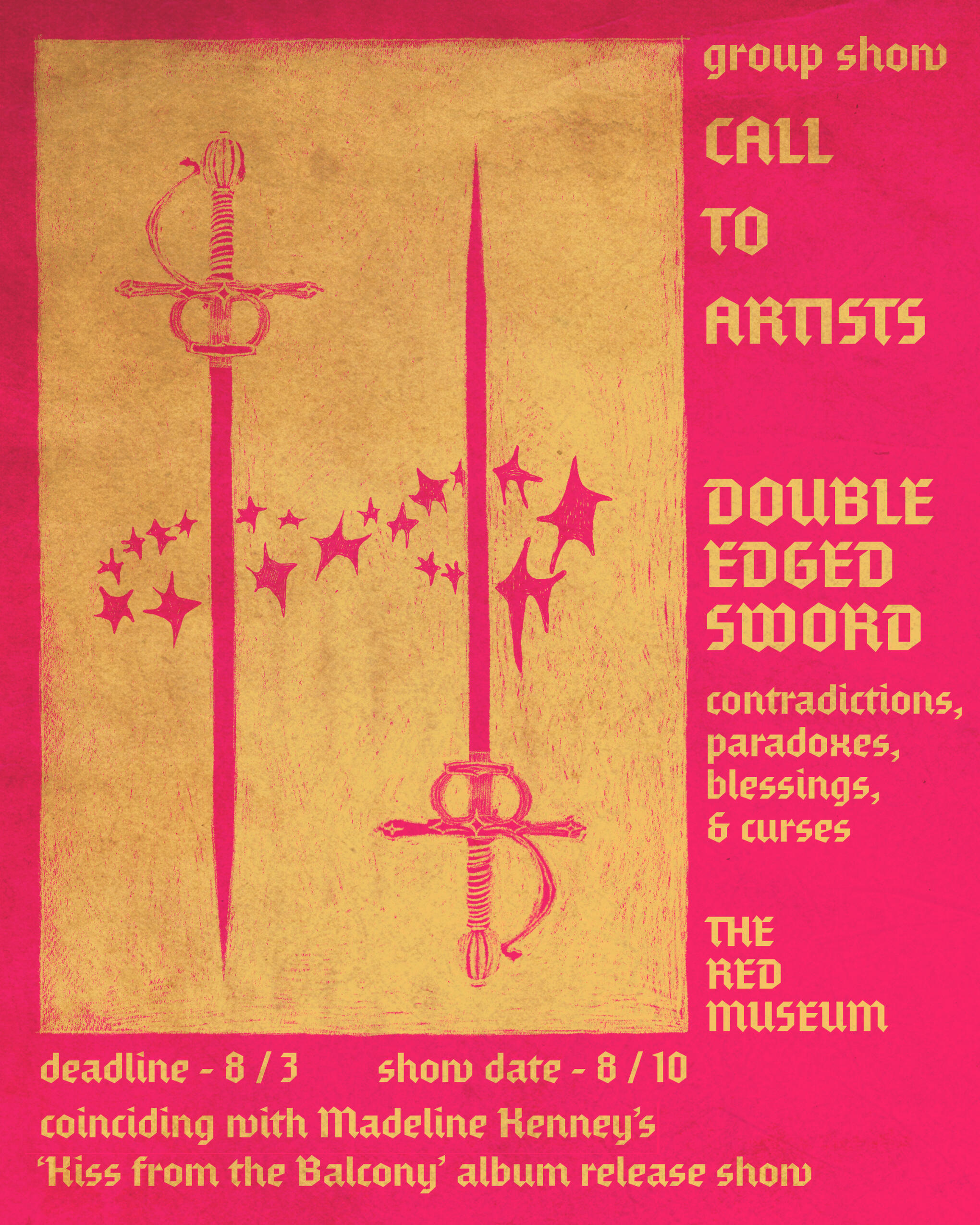 group art show call to artists flyer