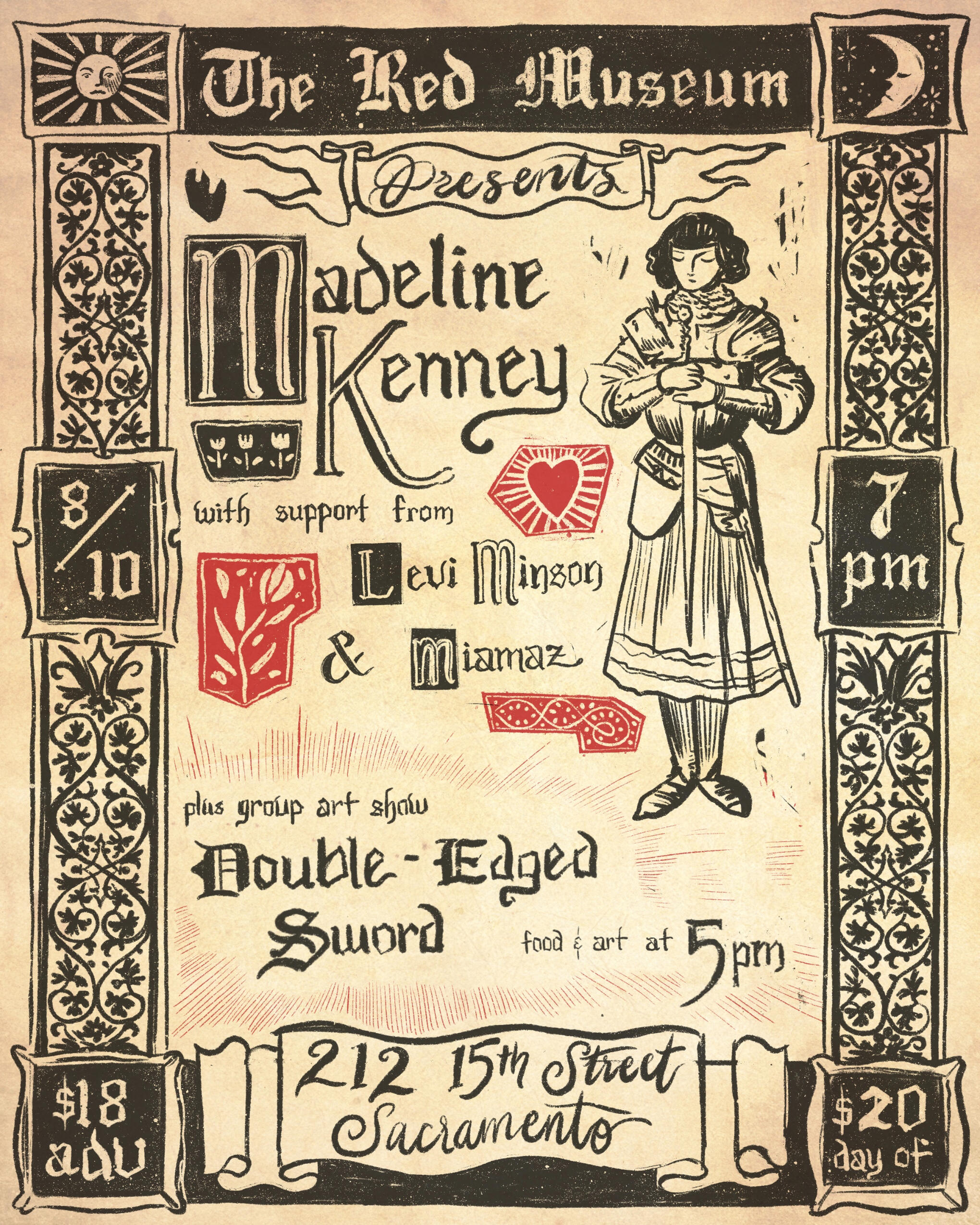 Madeline Kenney show flyer